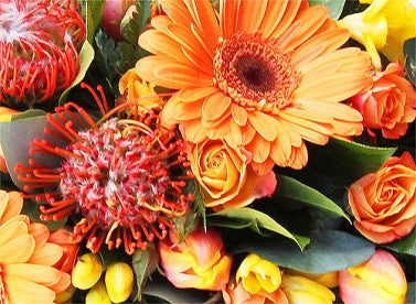 Single Ended Flower Funeral Spray