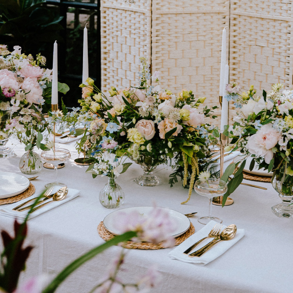 Floral Tablescape Day Course