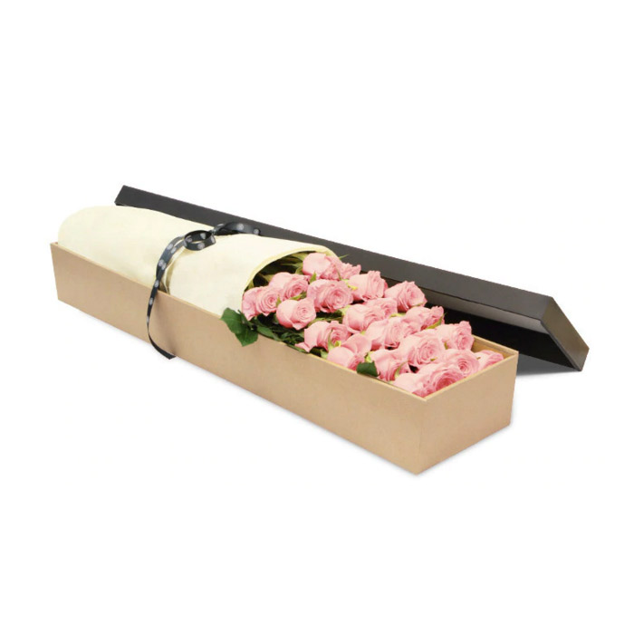 Luxury Pink Roses Gift Box image