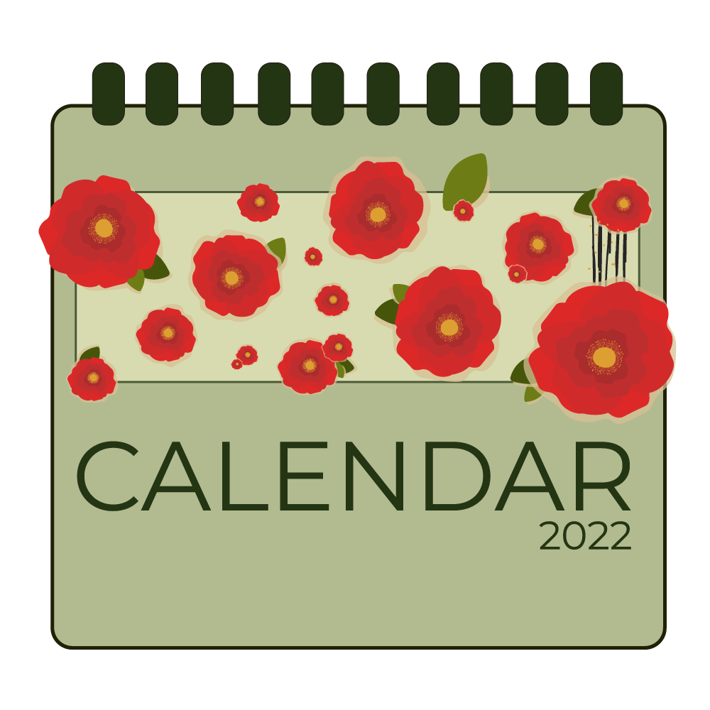floral holidays 2022, floral special days, floristry calendar 2022