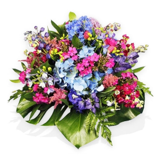 Pink and Blue Flowers Posy