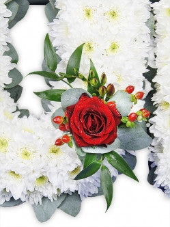 MUM White Floral Letters