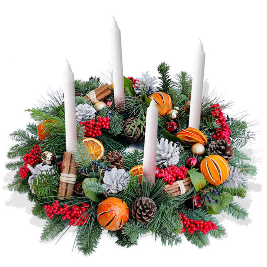 The Advent Wreath (White)