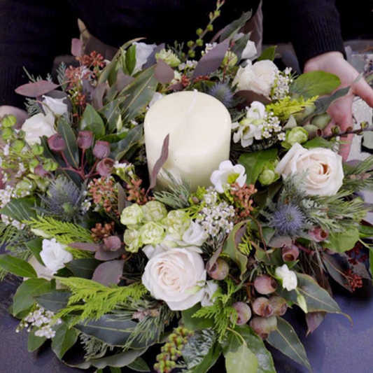 Floral Seasonal Table Arrangement