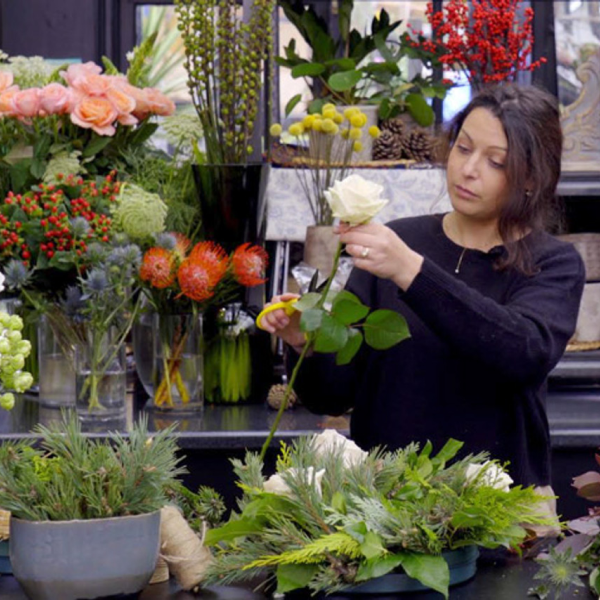 Floral Seasonal Table Arrangement