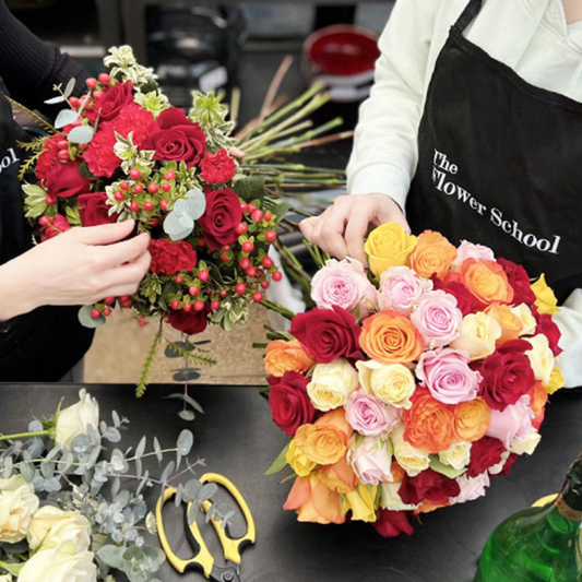 Flower Workshop with Prosecco