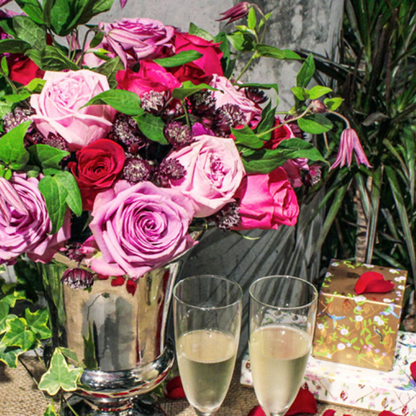 Flower Workshop with Prosecco