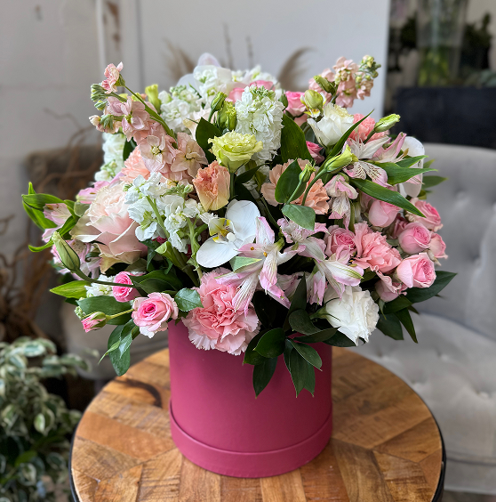 Hat Box Flowers
