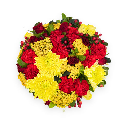 Red and Yellow Wreath