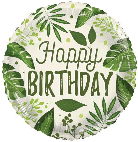 ECO Balloon - Birthday Nature (18 inch)