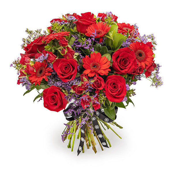 Mooloolaba Reds Roses Radiant Reds | Roses and Gerbera Bouquet | Flower Delivery | Flower Station